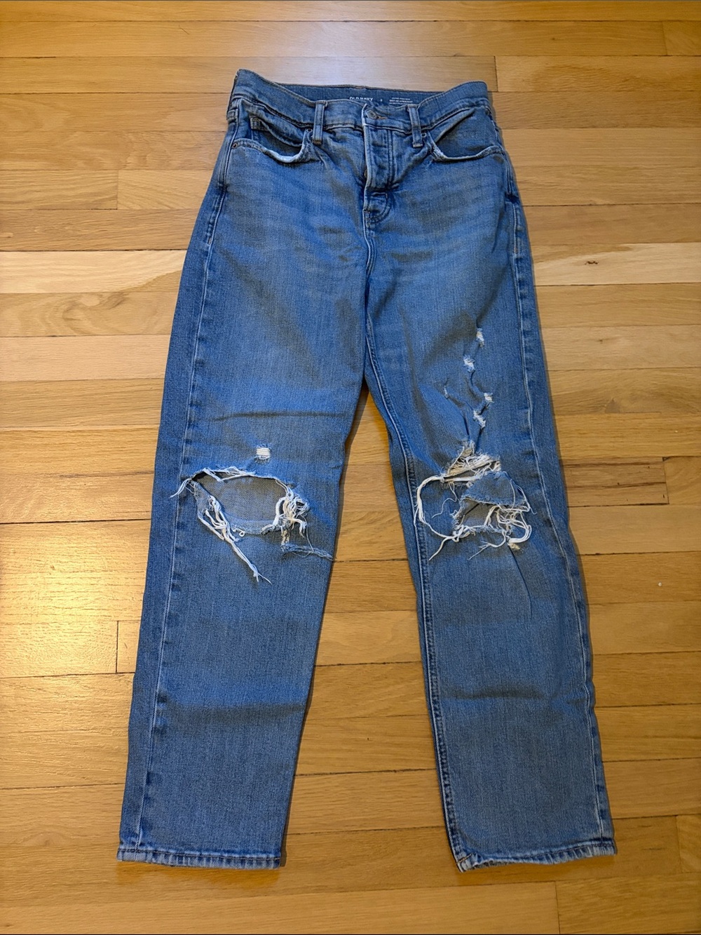 Women’s Old Navy Sky-Hi Straight Extra High Rise Jeans